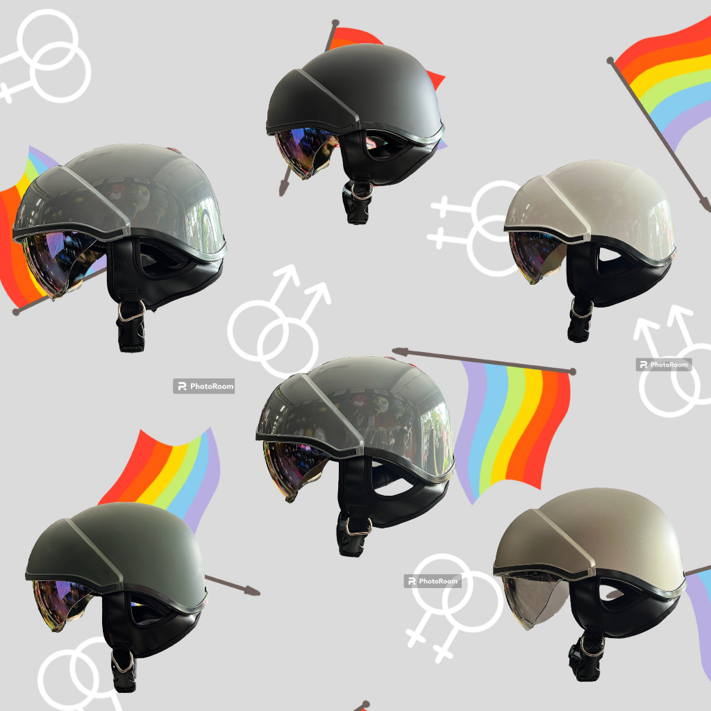 MŨ BẢO HIỂM 1/2 ASIA MT268 NỬA ĐẦU - KÍNH ÂM - LÓT THÁO RỜI HÀNG CHÍNH HÃNG - KÍNH 7 MÀU MỚI.