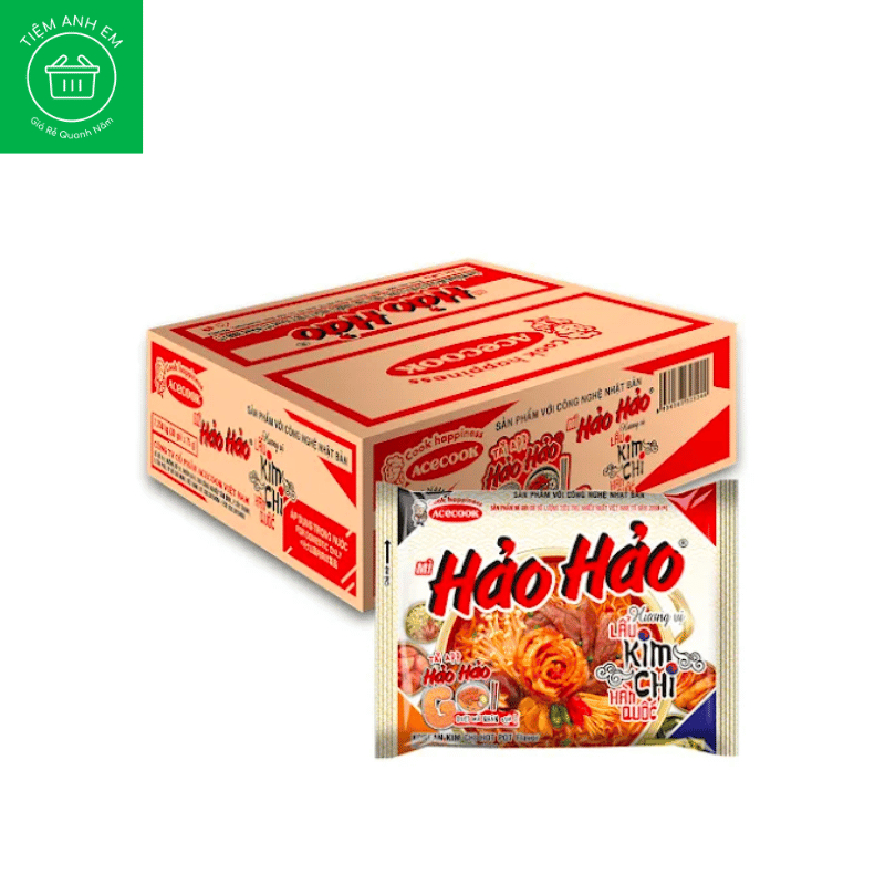 Thùng 30 gói mì Hảo Hảo các loại
