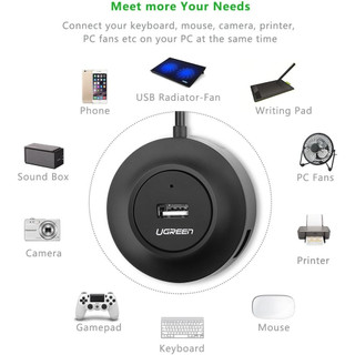 Bộ Chia USB 2.0 4 Cổng Ugreen 20277