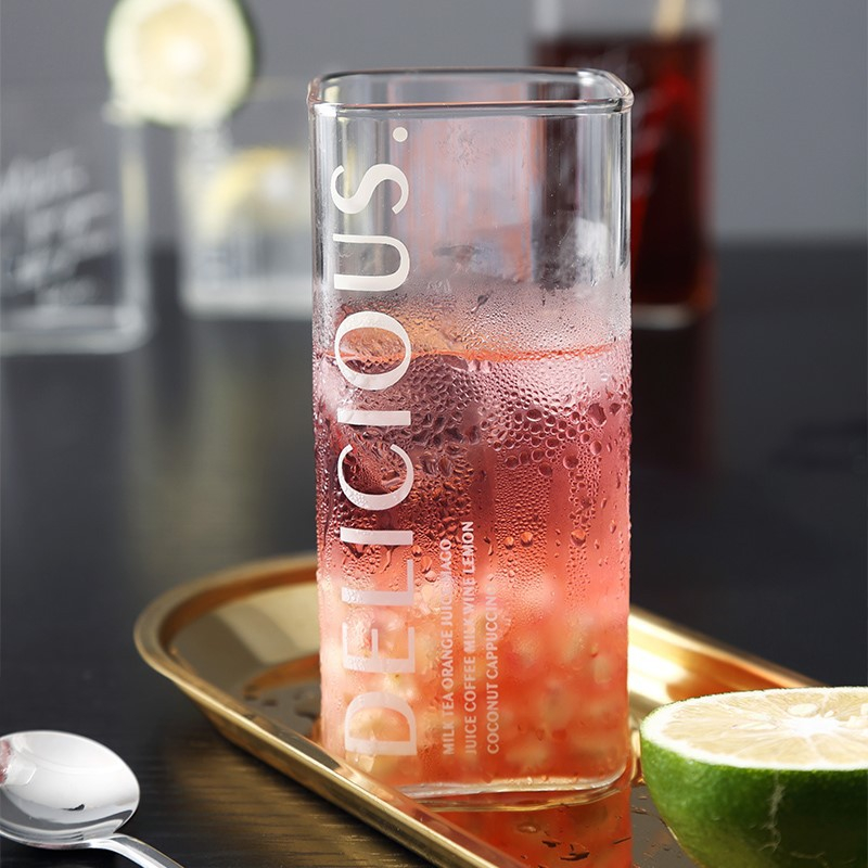 Ly thủy tinh Delicious dung tích 400ml, thủy tinh trong, đẹp - vuabinhnuoc