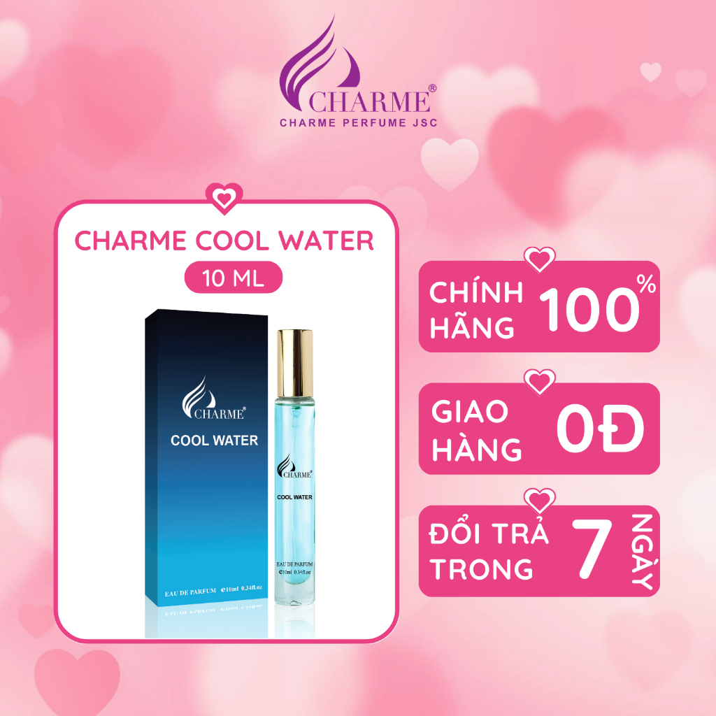 Nước hoa nam Charme Cool Water 10ml