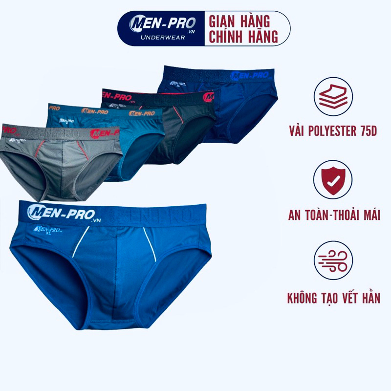 Quần sịp Nam thun lạnh cạp lưng lớn combo 10-Men pro