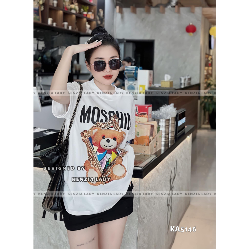 Áo Thun Nữ siêu cấp Form chuẩn Kenzia Lady- Áo Phông Cổ Tròn Tay Ngắn  Basic Cotton 100%  - KA5146