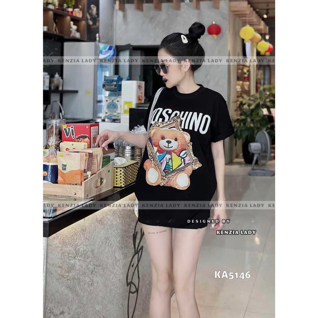 Áo Thun Nữ siêu cấp Form chuẩn Kenzia Lady- Áo Phông Cổ Tròn Tay Ngắn  Basic Cotton 100%  - KA5146