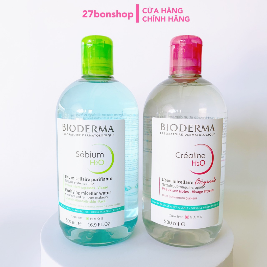 NƯỚC TẨY TRANG BIODERMA SÉBIUM H2O PHÁP 500ML