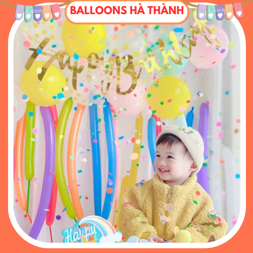 Pháo giấy kim tuyến mini trang trí sinh nhật sự kiện đám cưới.