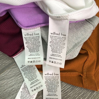 Áo thun gân basic cổ tròn