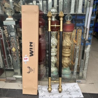 Tay nắm cửa nhôm kính cường lực cao cấp dài 1m2 tâm lỗ 80cm