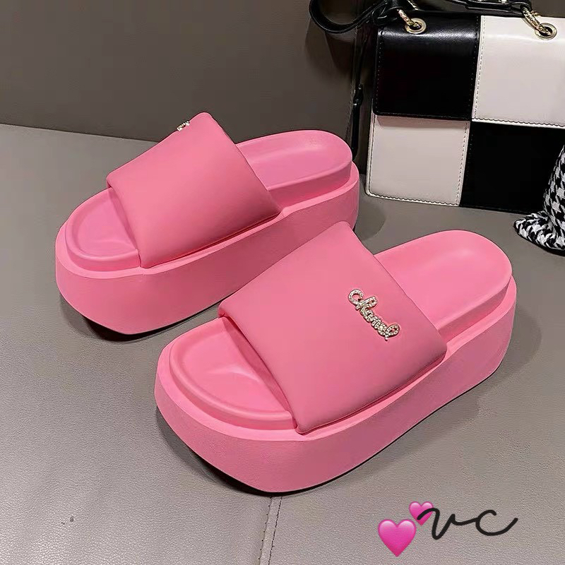 Dép da C đế cao xuồng