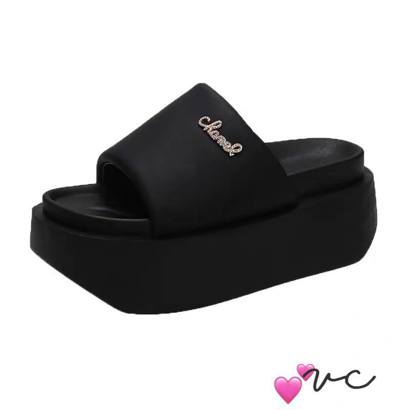 Dép da C đế cao xuồng