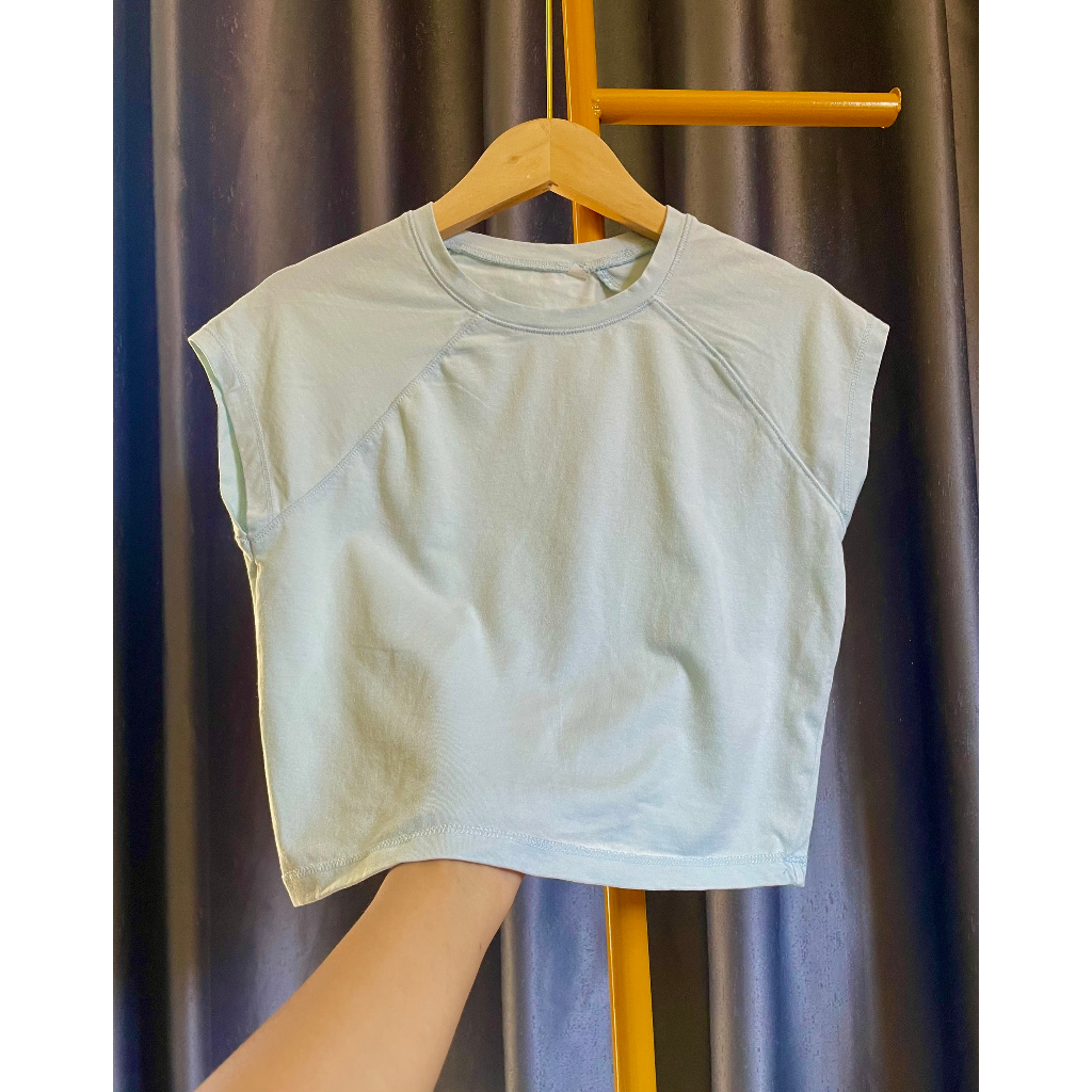 Áo thun croptop xuất dư