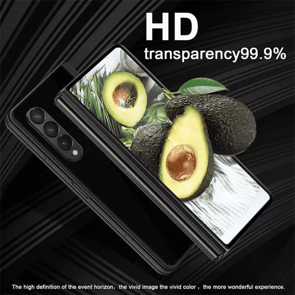 Miếng dán kính cường lực màn hình trước cho Samsung Galaxy Z Fold 3 / Z Fold 4 / Z Fold 5 full 9D hiệu Kuzoom