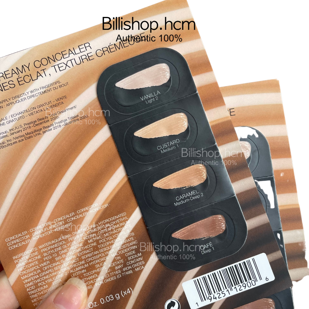 Sample kem che khuyết điểm NARS concealer