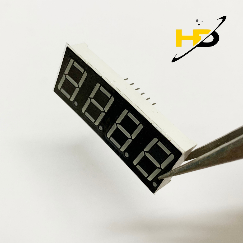 Led 7 Đoạn 0.56 Inch 4 Số Anot Chung Ánh Sáng Màu Vàng