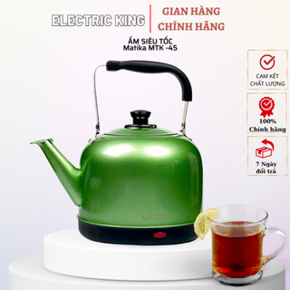 Ấm siêu tốc Matika 45 dung tích 4L - 5l màu xanh