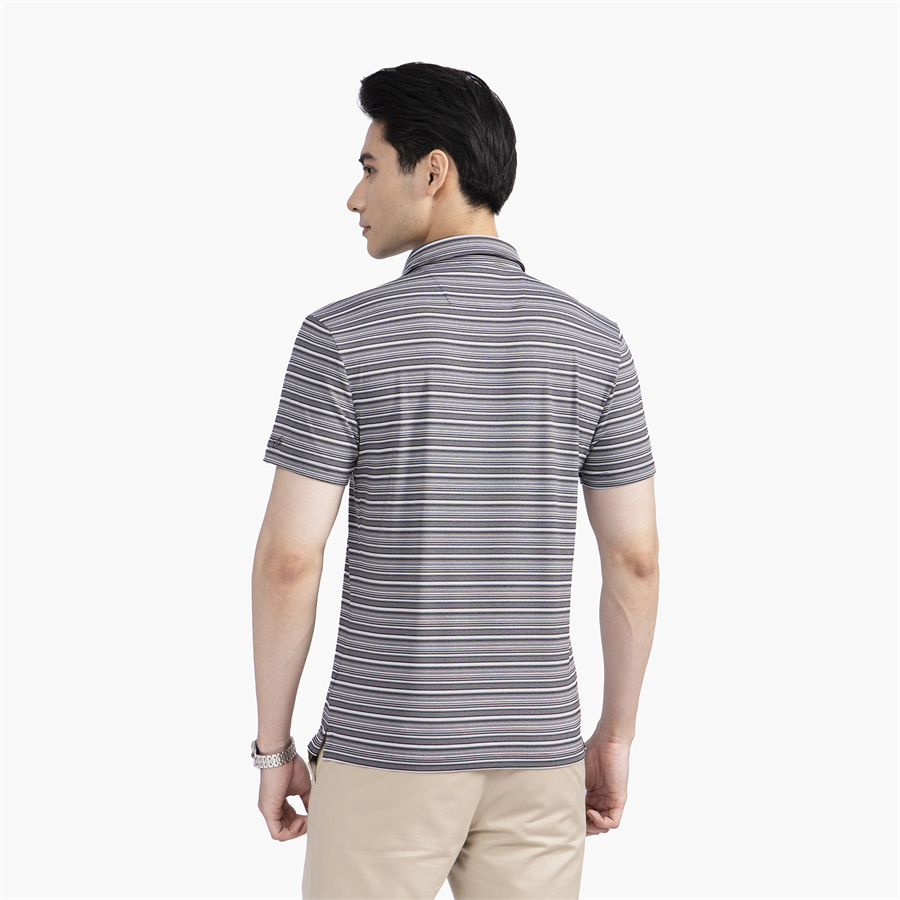 Áo polo nam Aristino  lịch lãm form ôm  co  giãn nhẹ APS094S2