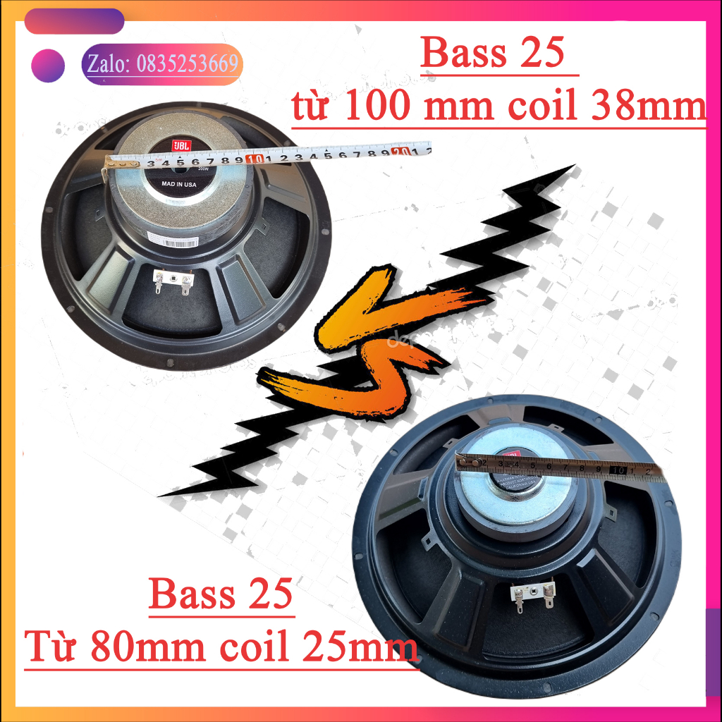 Củ loa BASS 25 GÂN MÚT COIL 31 BASS RẤT ẤM KARAOKE CỰC HAY