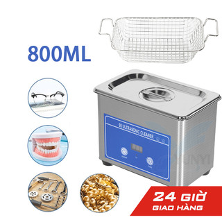 Máy rửa trang sức bằng sóng siêu âm Máy vệ sinh trang sức đồng hồ kính mắt mini Máy làm sạch trang sức đa năng bỏ túi