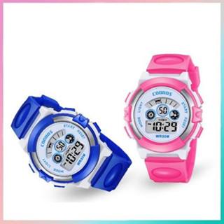 Đồng Hồ Điện Tử, Thể Thao Chính Hãng COOBOS Đa Năng Không Chống Nước Có Đèn Bảy Màu Dành Cho Bé