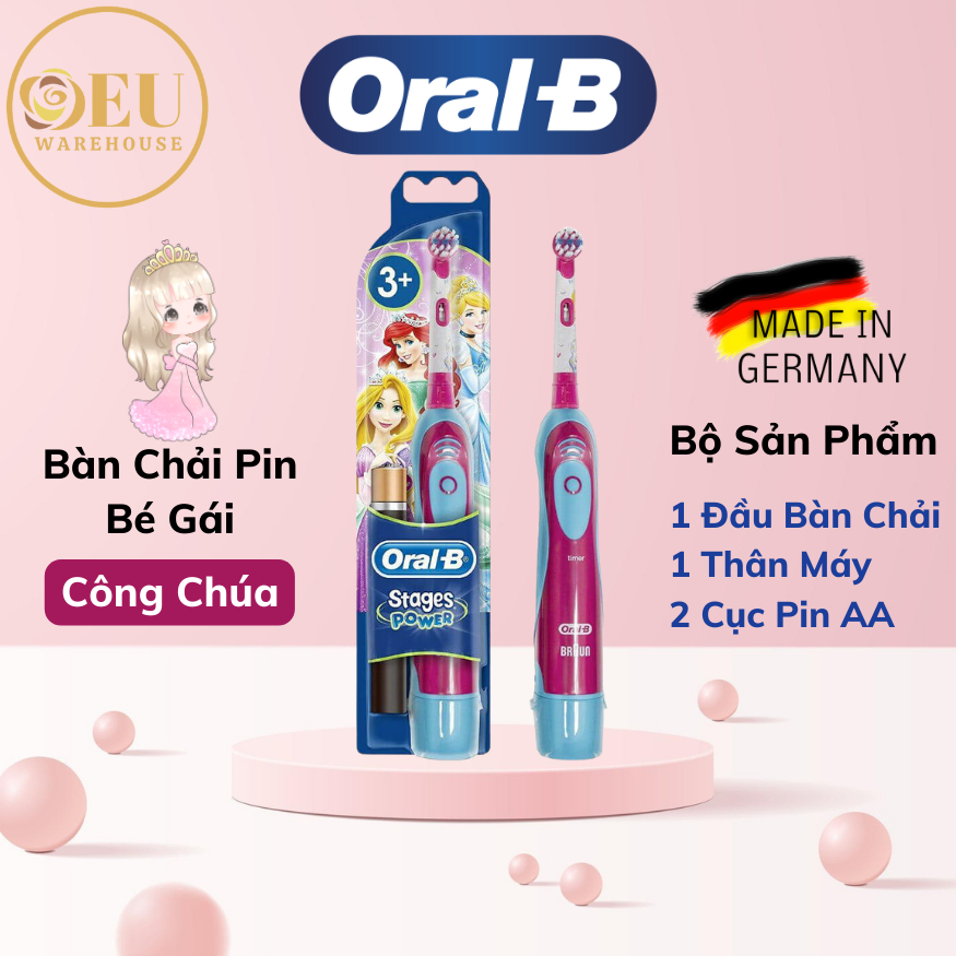 Bàn Chải Pin Trẻ Em Oral-B Stage Power Người Nhện