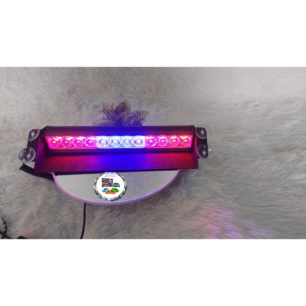Đèn Nháy Xanh Đỏ - Đèn Chớp Police Báo Động Xanh Đỏ Cho Xe Cảnh Sát, Xe Quân Sự, Xe Ưu Tiên.