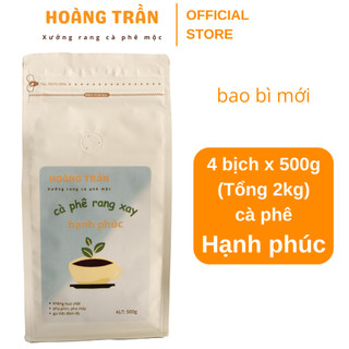 Combo 2kg cà phê nguyên chất rang mộc – hạnh phúc -