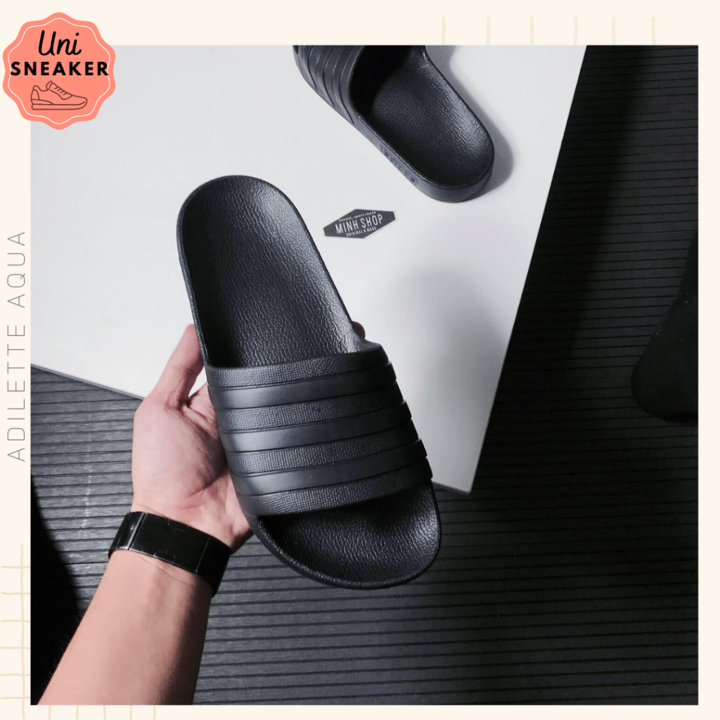 Dép quai ngang Adilette Aqua cho nam nữ, dép adidas adilette nhiều màu
