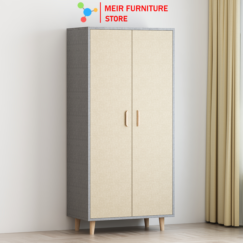Tủ quần áo 2 cánh thông minh thương hiệu MEIR FURNITURE - GP129