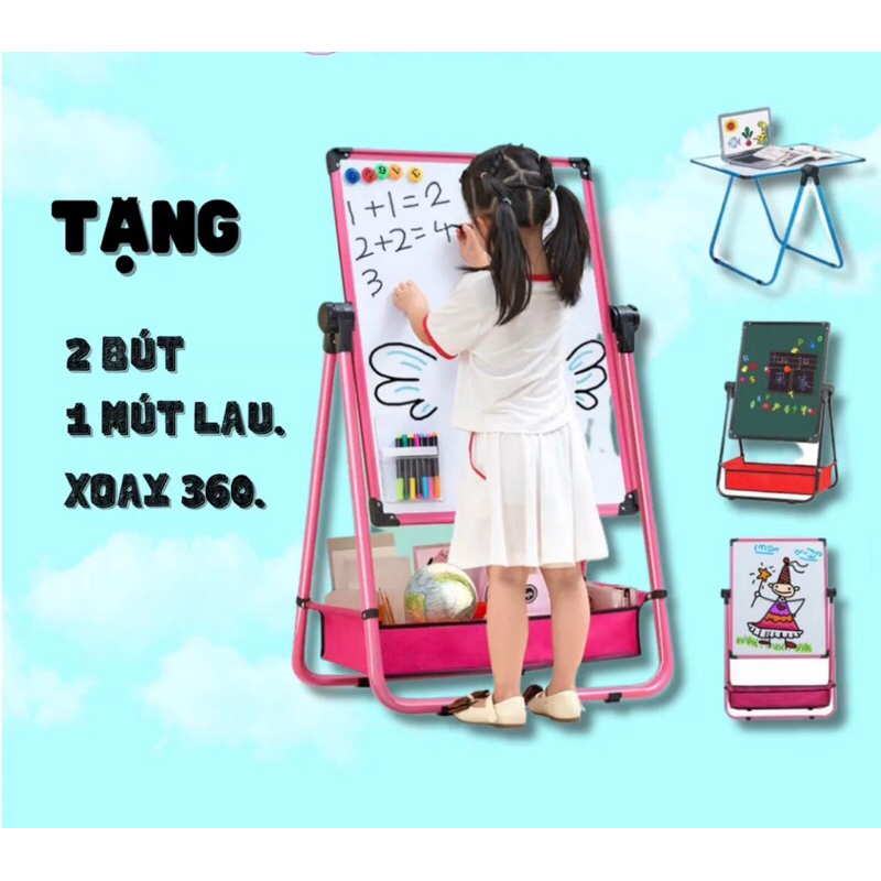 Bảng vẽ cho bé ,trẻ em có 2 mặt có từ tính,giáo dục