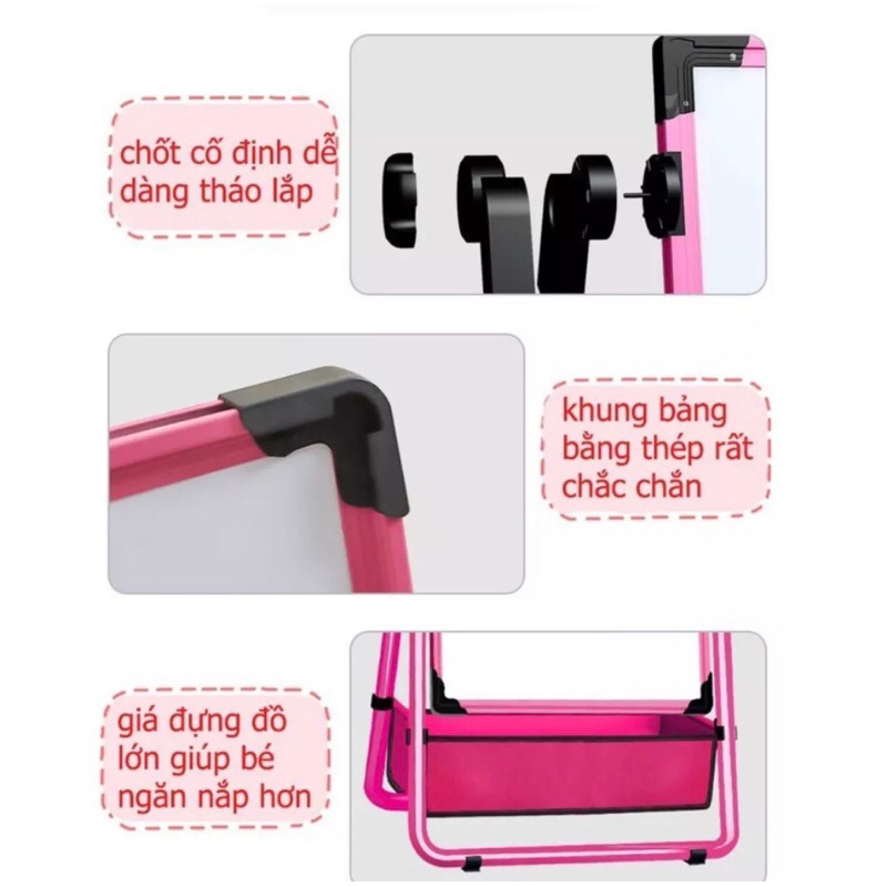 Bảng vẽ cho bé ,trẻ em có 2 mặt có từ tính,giáo dục