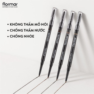 Combo bút kẻ mắt 1ml và chỉ kẻ mày 0.14g