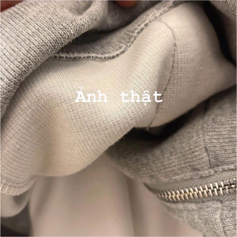 Áo khoác mỏng nhẹ hoodie khoá zip hàng QC new 2023