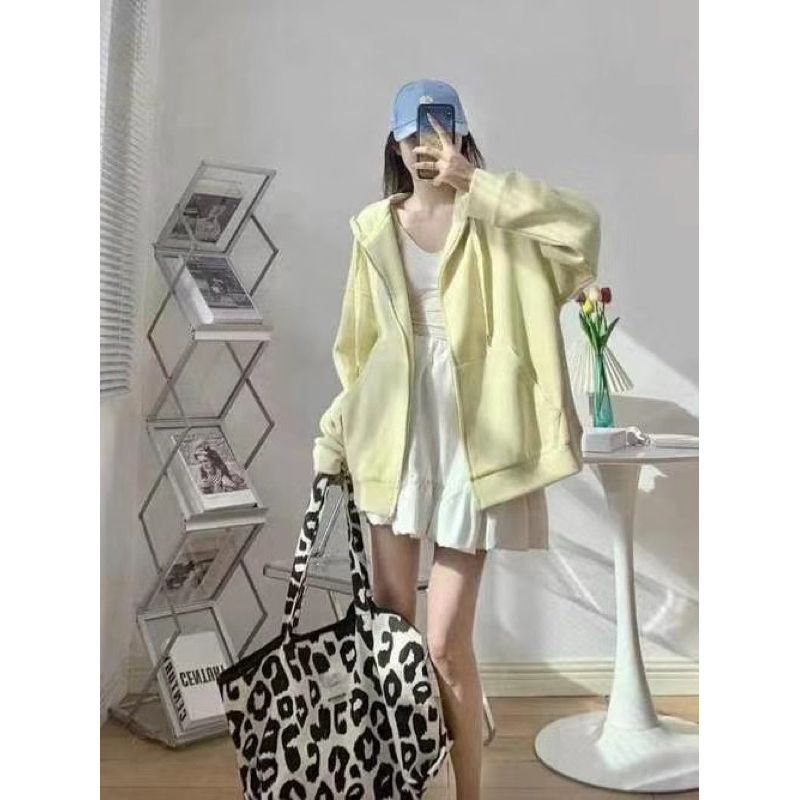 Áo khoác mỏng nhẹ hoodie khoá zip hàng QC new 2023
