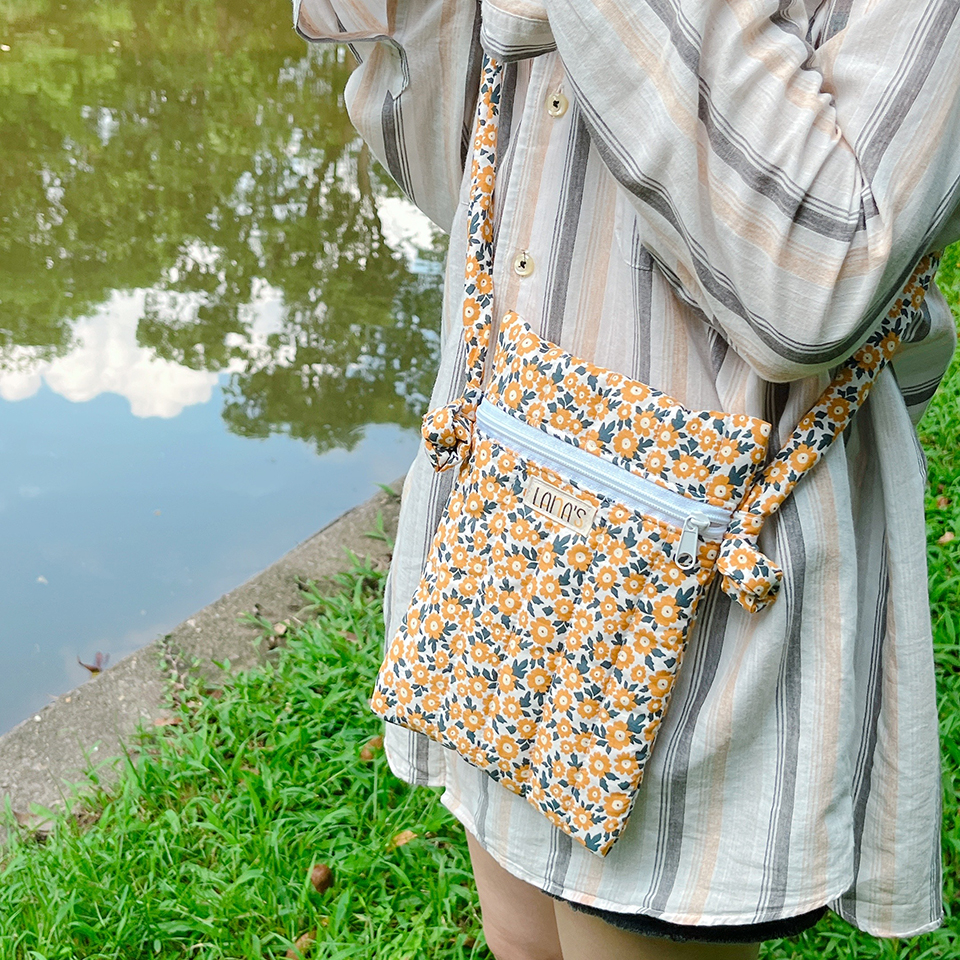 Túi Đeo Chéo Túi Cầm Tay Chần Bông Bông Hoa