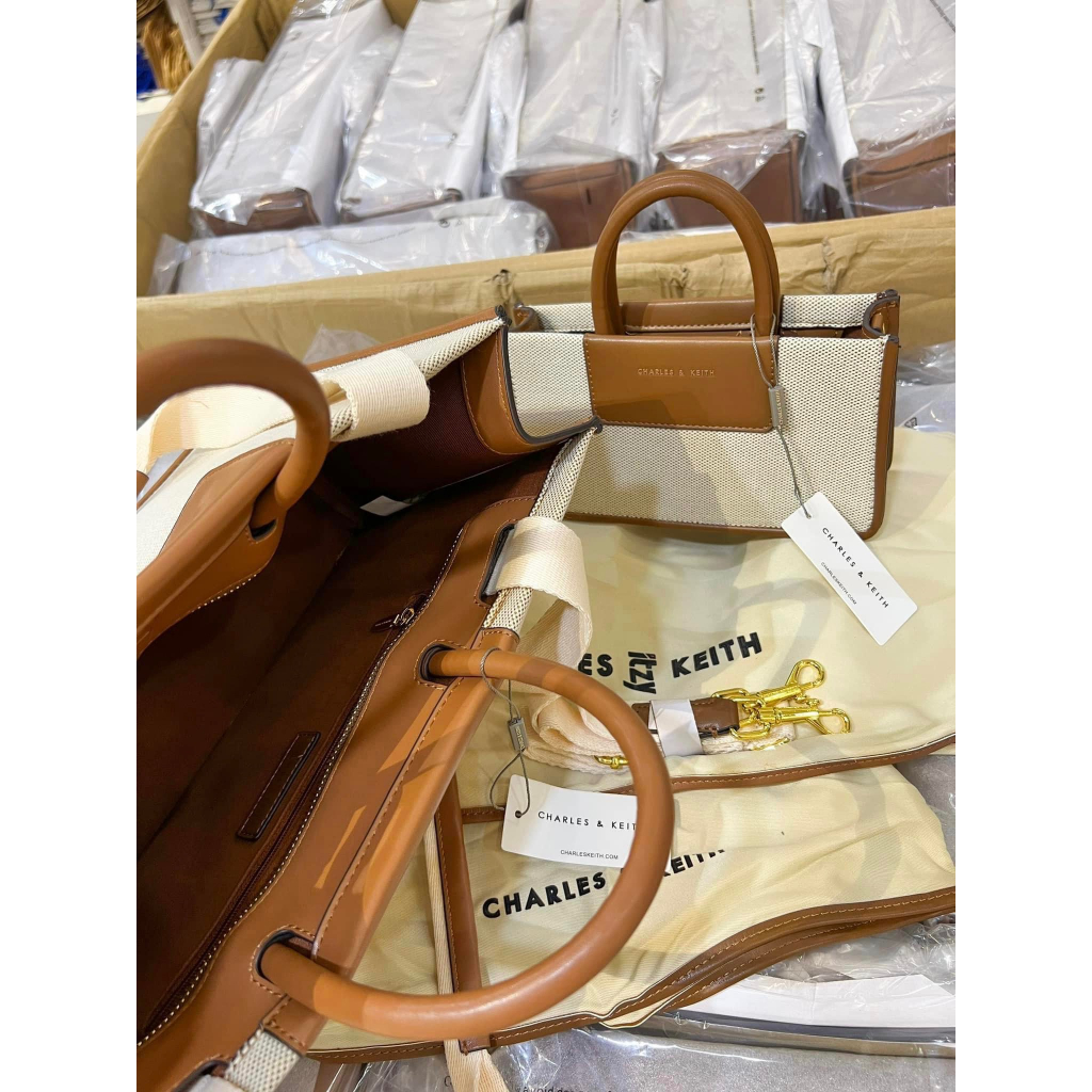 TÚI CNK Mini Astra Canvas Tote Bag xuất dư hàng chuẩn