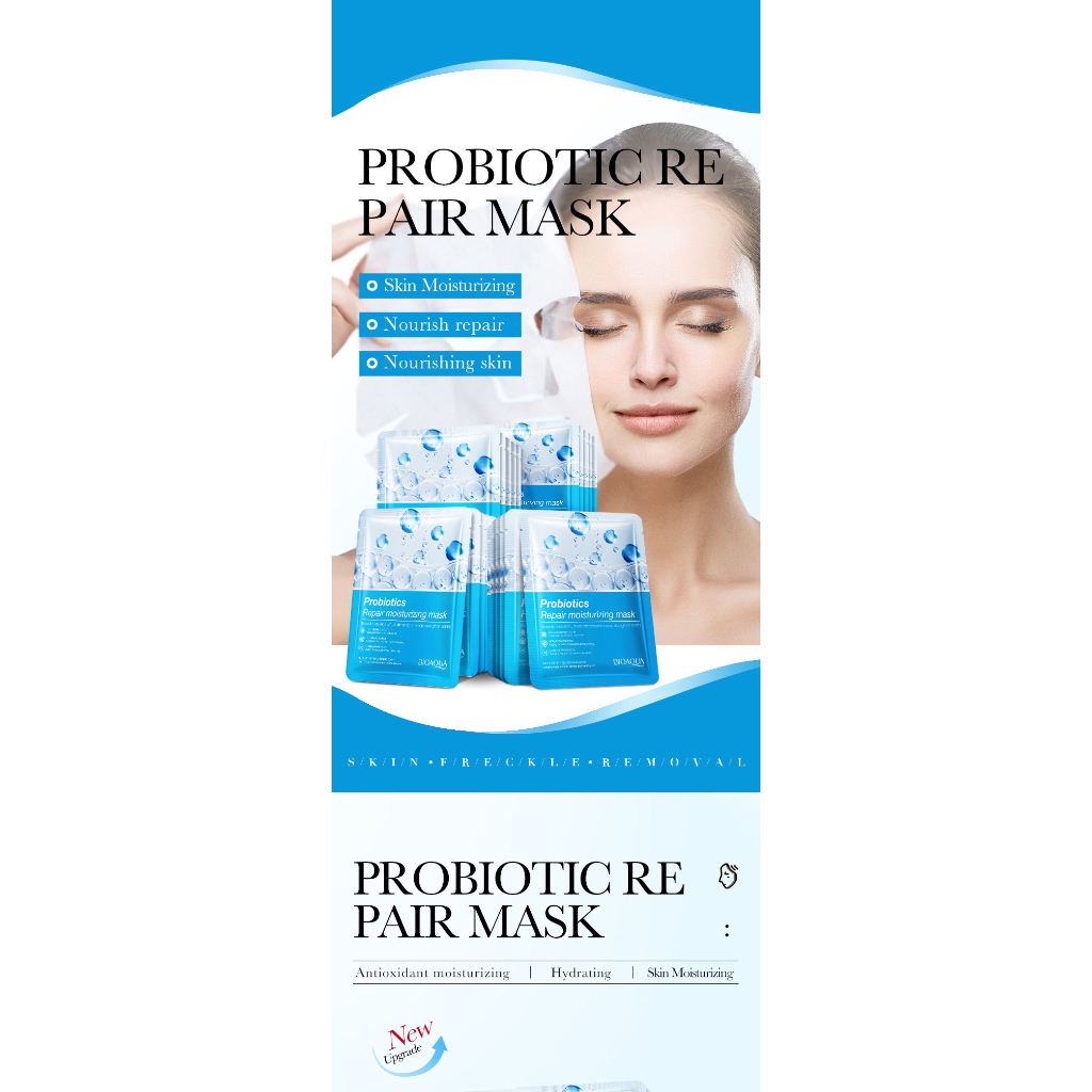 Mặt nạ BIOAQUA Probiotics dưỡng da chuyên sâu Nội Địa Trung CHARM BEAUTY