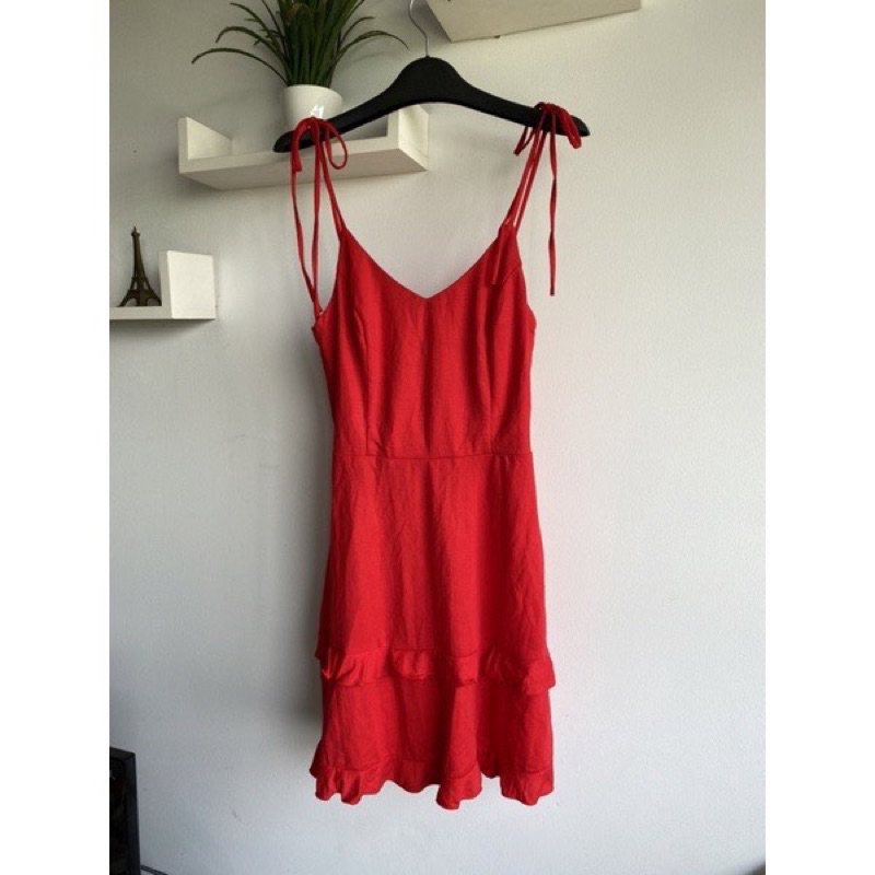 Đầm 2 dây xuất Mỹ speechless