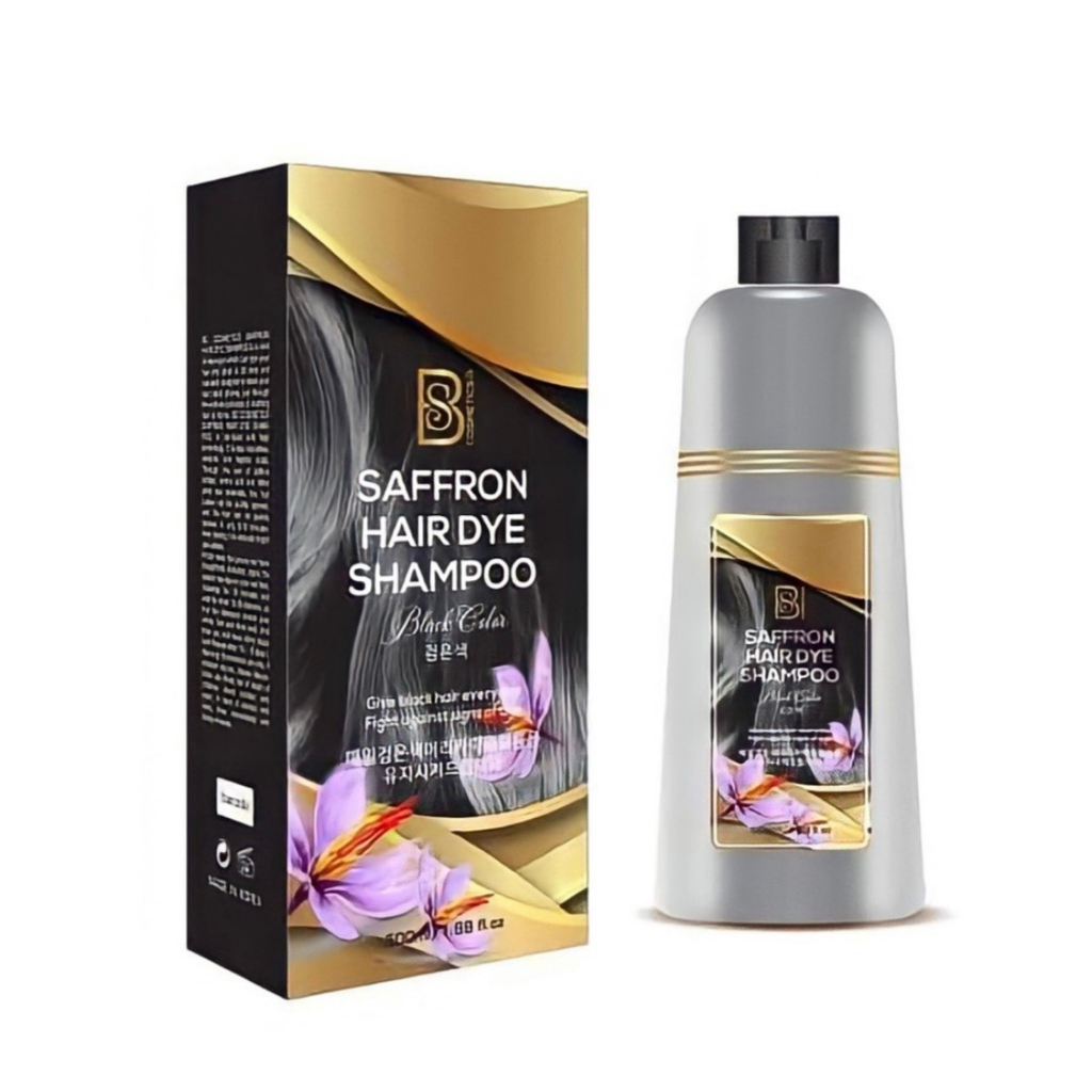 Dầu gội phủ bạc Hàn Quốc, dầu gội phủ bạc saffron chiết xuất từ nhụy hoa nghệ tây, saffron dầu gội phủ bạc