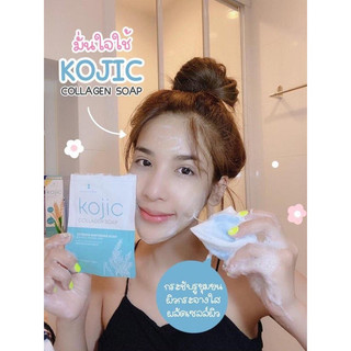 Xà phòng trắng da Kojic Collagen Soap