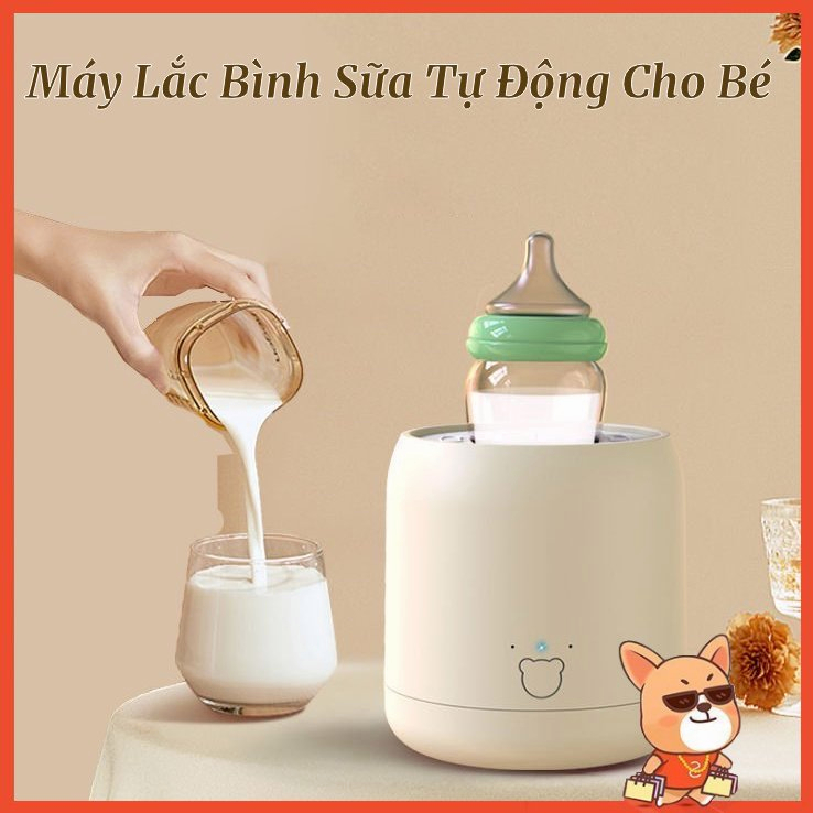Máy ủ sữa cho bé, ủ sữa cho bé, máy lắc sữa cho bé, bình lắc sữa chế độ xoay 360 độ giúp sữa tan