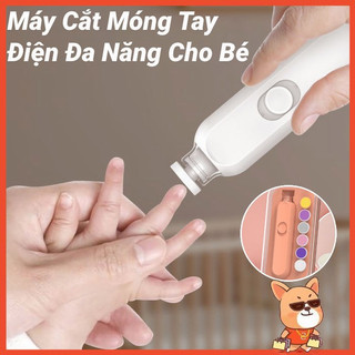 Máy cắt móng tay điện đa năng cho bé đồ dũa mài móng tay cho trẻ sơ sinh không cảm giác đau máy dũa cắt móng tay cho bé