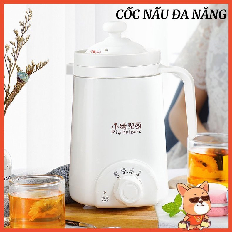 Cốc điện đa năng, cốc hầm chưng yến đa năng,cốc nấu cháo, nồi hầm cháo mini