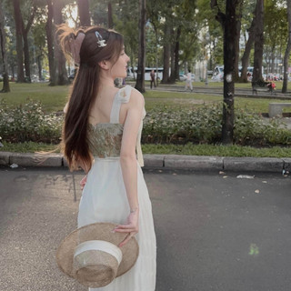 ĐẦM MAXI GẤM NGỰC HAI DÂY