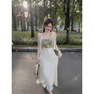 ĐẦM MAXI GẤM NGỰC HAI DÂY