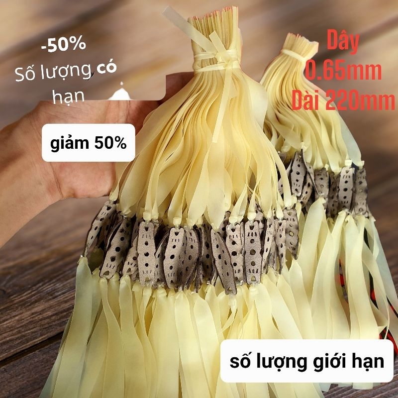 Dây thun ná 0.65mm latex dài 220mm giá sỉ số lượng giới hạn