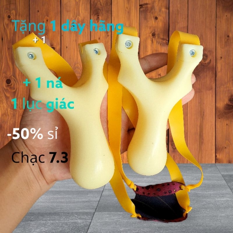 ná nhựa dây dẹp+ tặng 1 dây hãng cột sẵn + lục giác hình chuẩn