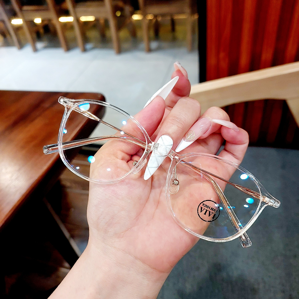 Gọng kính thời trang hàn quốc nam nữ V3088 kiểu dáng mảnh dễ đeo