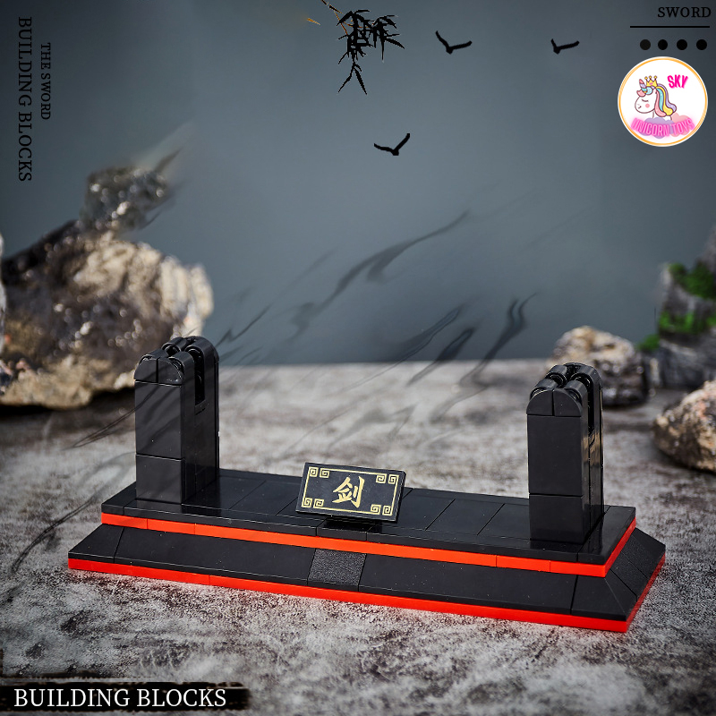 Đồ Chơi Lắp Ráp Mô Hình Thanh Kiếm Diệt Quỷ Zenitsu Rengoku Tanjiro Trong Kimetsu no Yaiba Demon Slayer