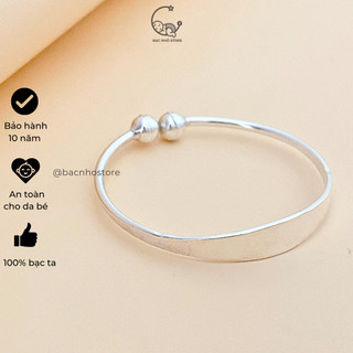 Vòng Bạc Cho Bé Cua Dẹt Độc Đáo Bạc Nhỏ Store VC20