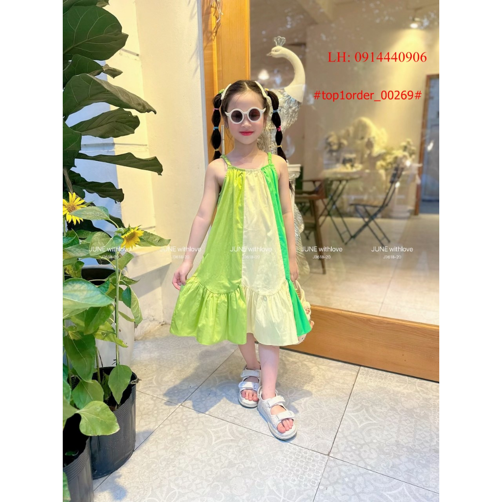 >Váy sắc màu đi biển siêu xinh,Chất liệu thô lụa mềm - mát. Thúy VKids:0914440906